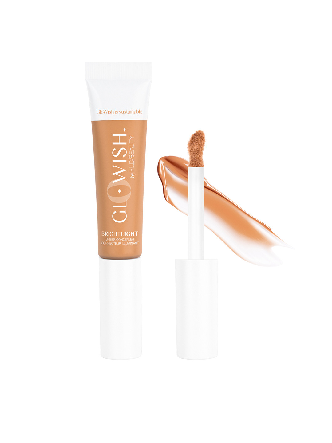 

Huda Beauty GloWish Bright Light Sheer Concealer 10.5 ml - Tan 08, Beige