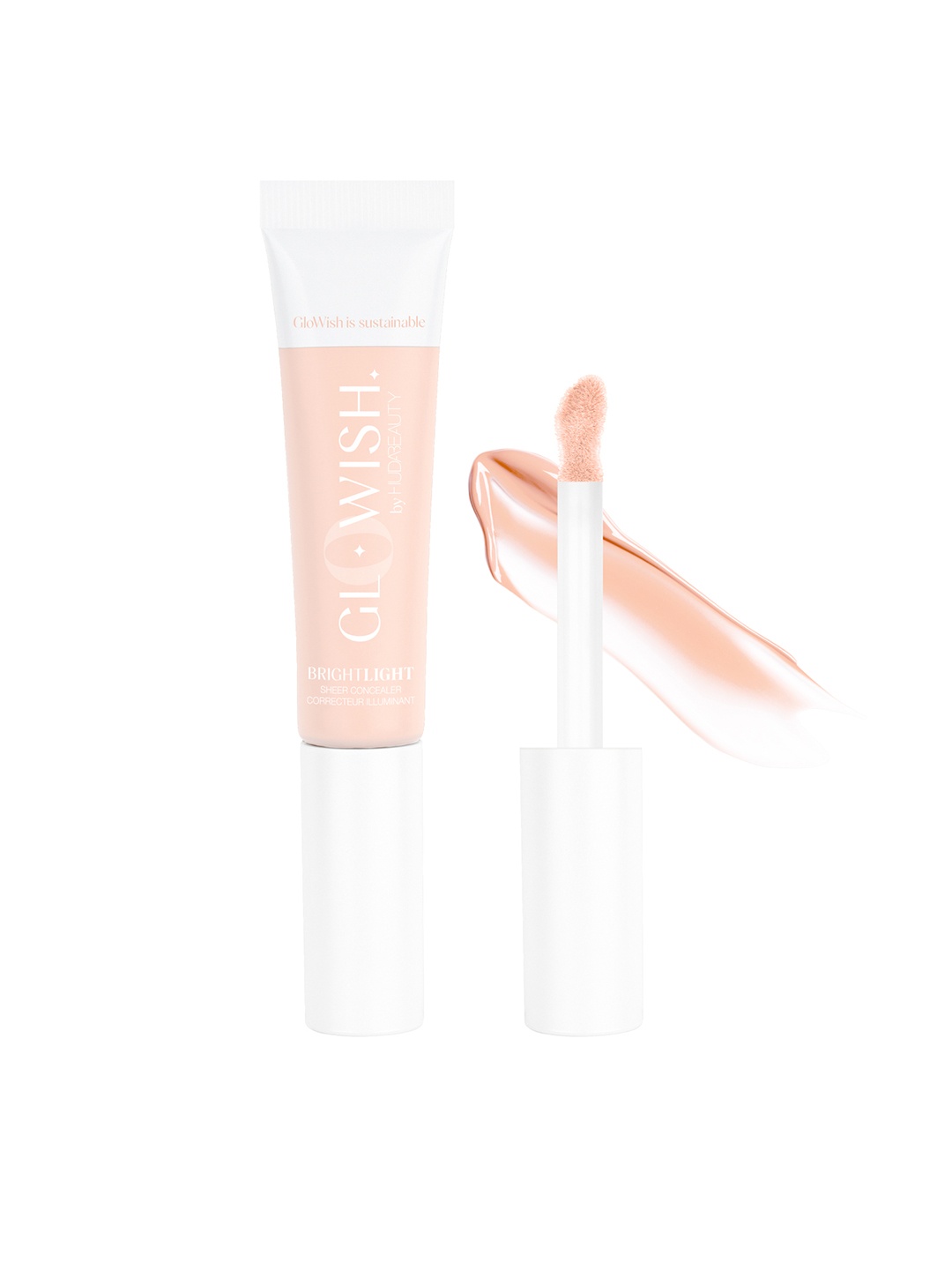 

Huda Beauty GloWish Bright Light Sheer Concealer 10.5 ml - Porcelain 00, Beige