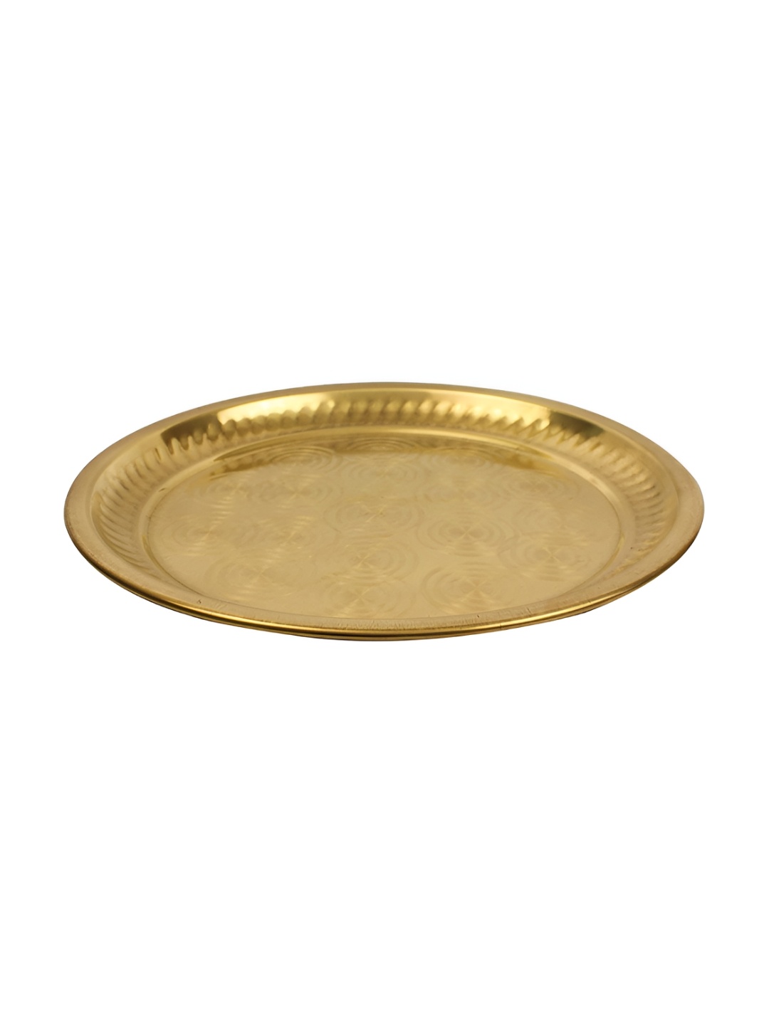 

Spillbox Gold-Toned Brass Ring Thali Pooja Essential