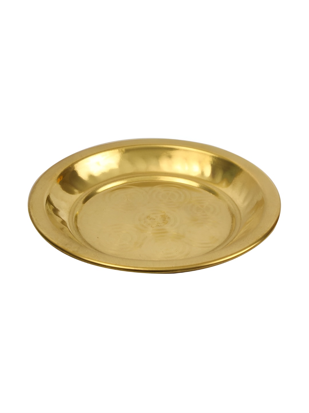 Spillbox Gold-Toned Brass Ring Thali Pooja Essential