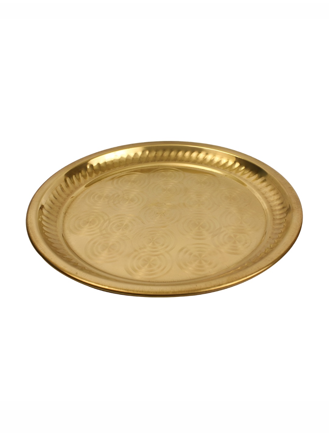 

Spillbox Gold Toned Brass Ring Thali