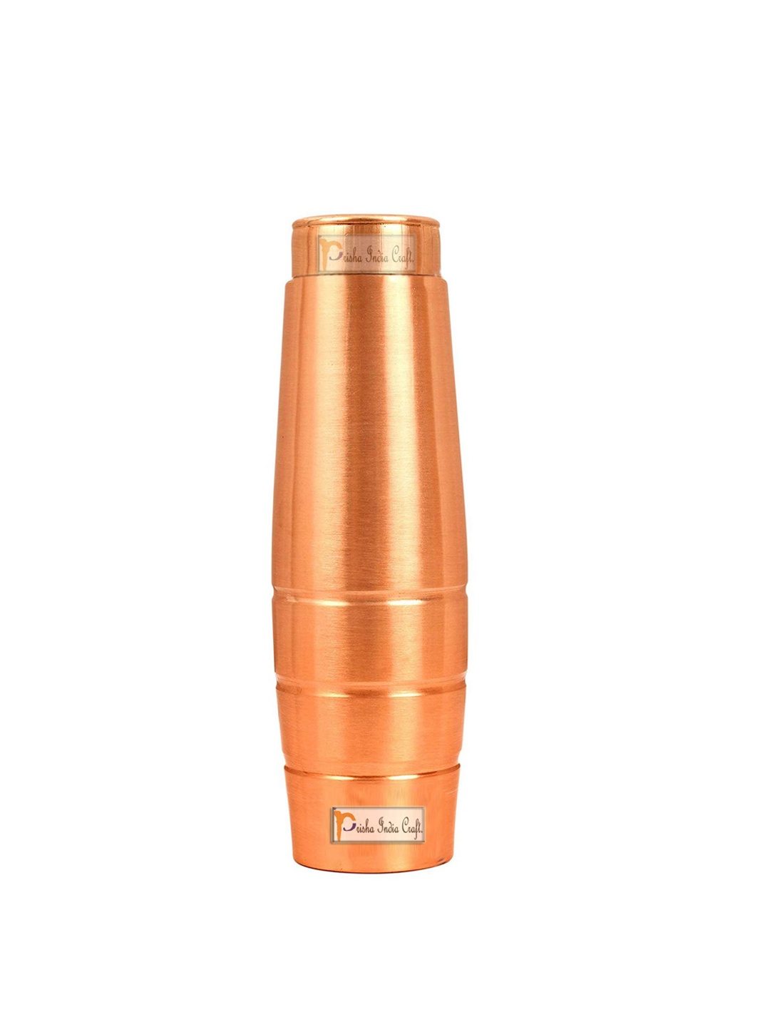 

PRISHA INDIA CRAFT Gold Toned Copper Water Bottle 900 ml