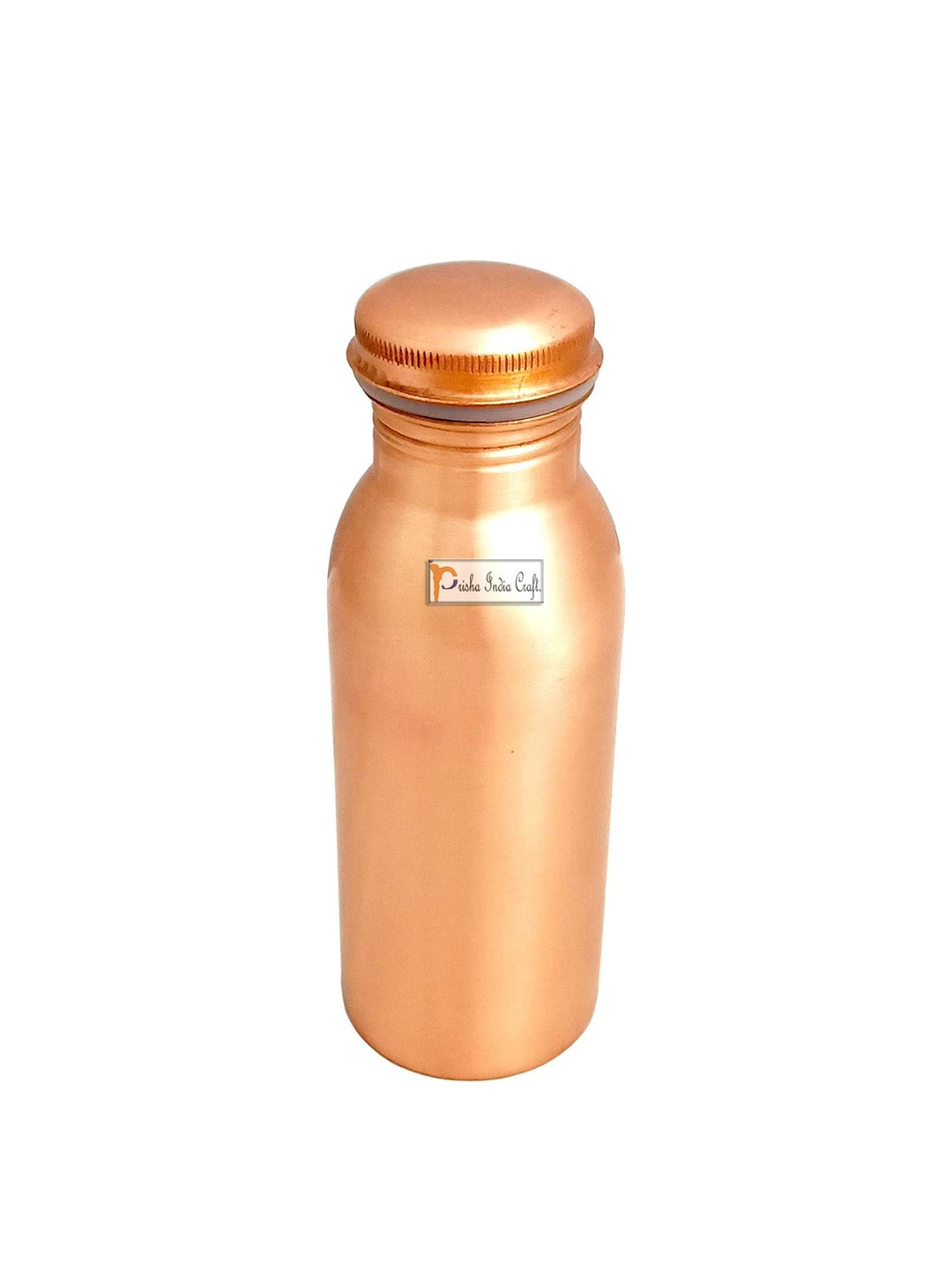 

PRISHA INDIA CRAFT Copper Water Bottle 500 ml, Gold