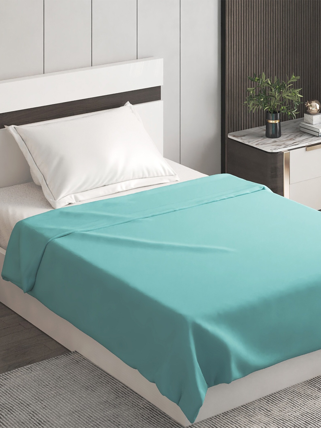 

Home Centre Teal 150 GSM Single Bed Blanket