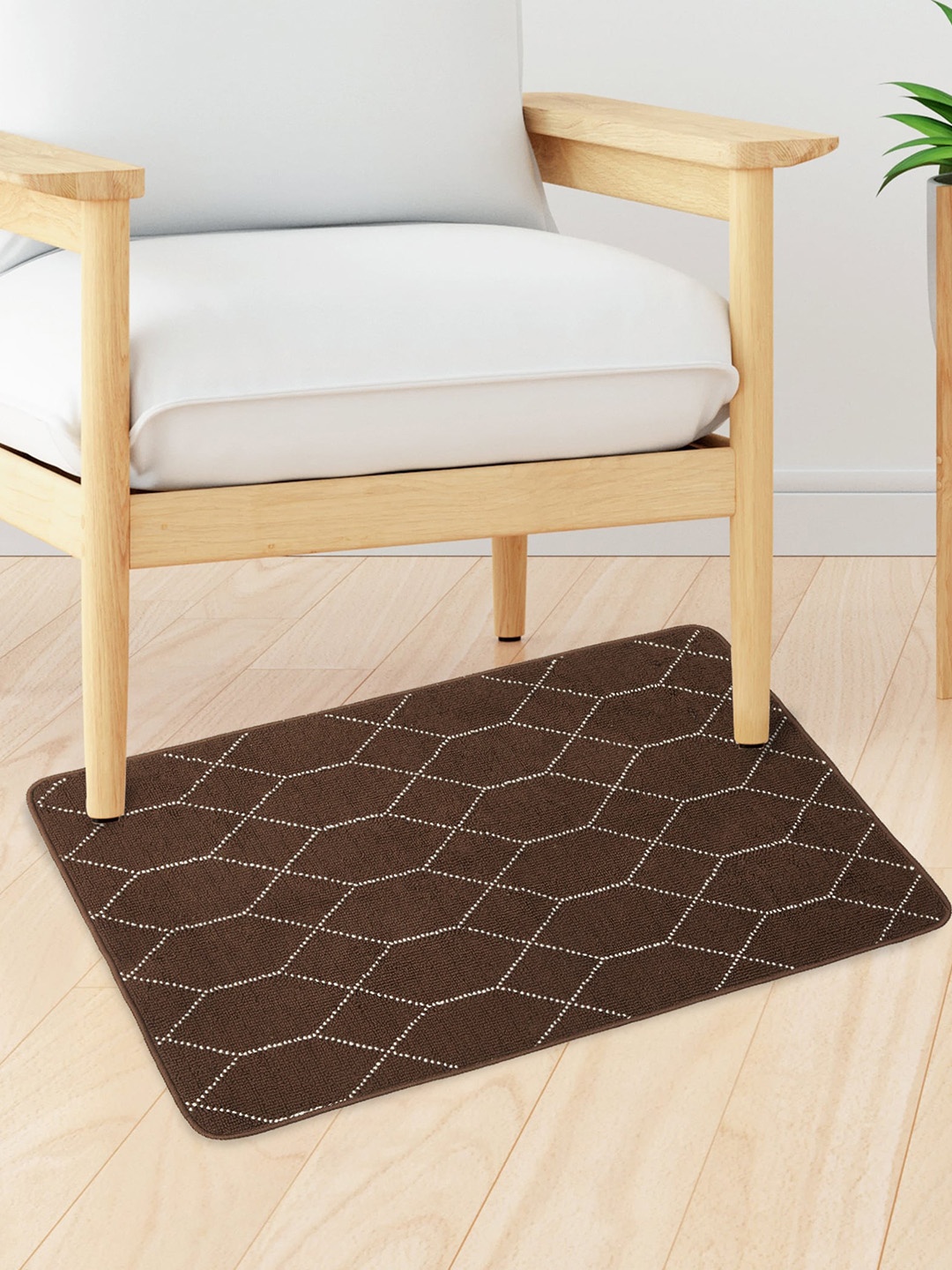 

Home Centre Brown Printed Tufted Dhurrie