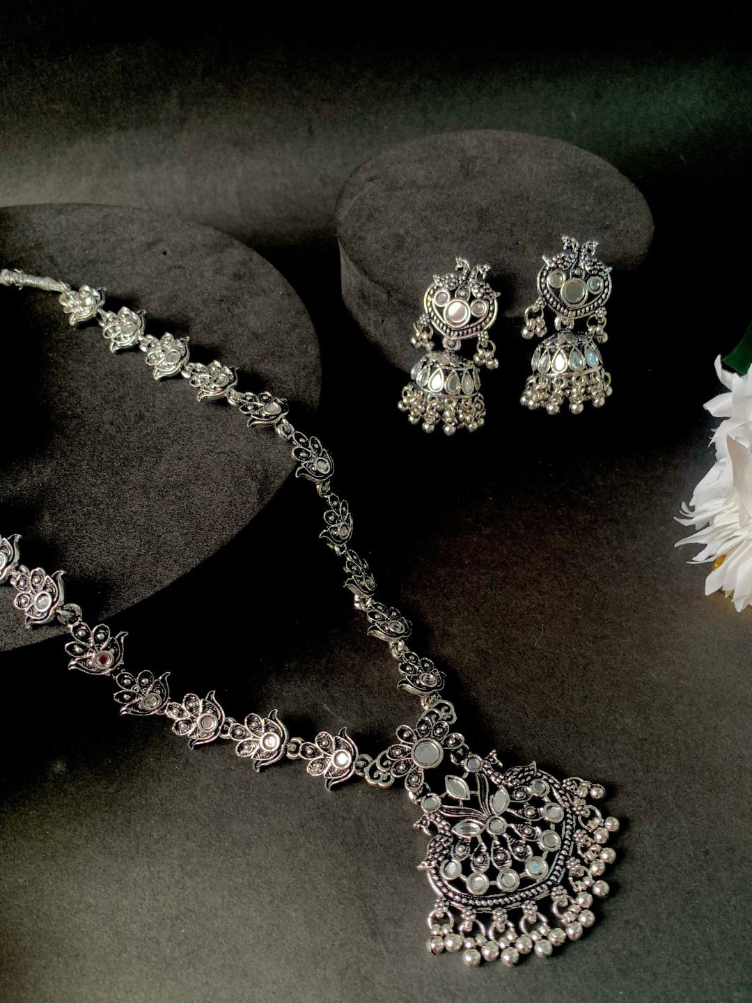 

I Jewels Silver-Plated Jewellery Set