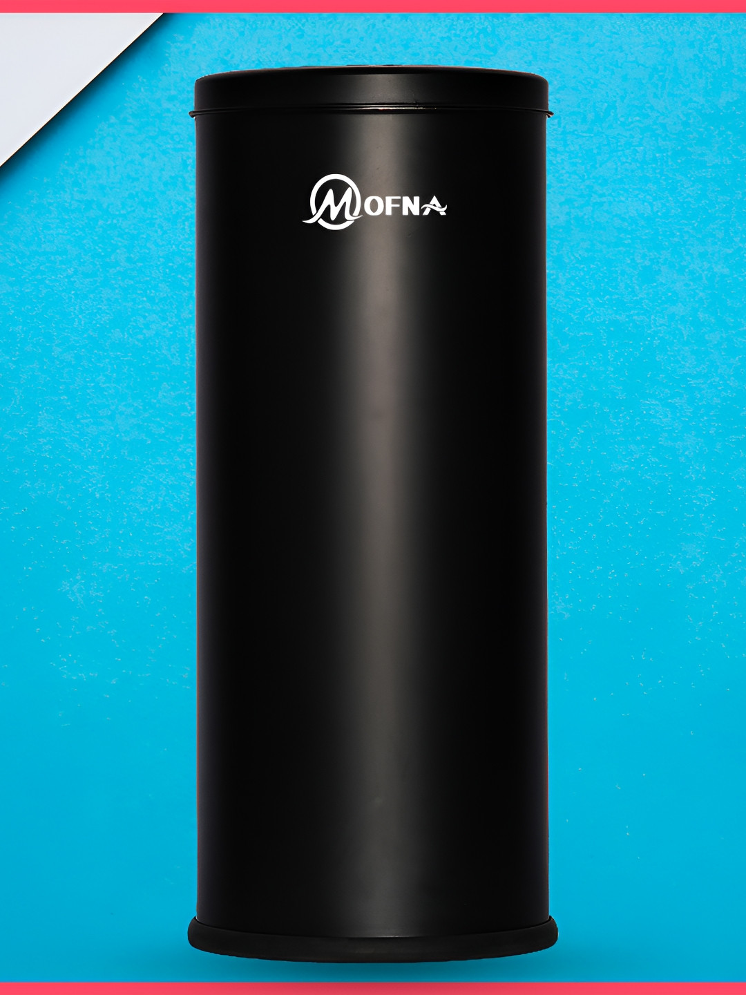 

MOFNA Black Stainless Steel Swing Dustbin 22 L