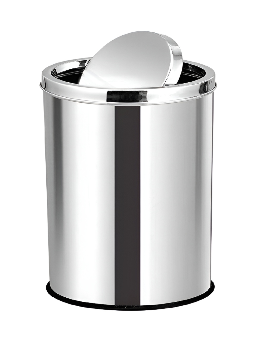 

MOFNA Stainless Steel Swing Dustbin 70 L, Silver