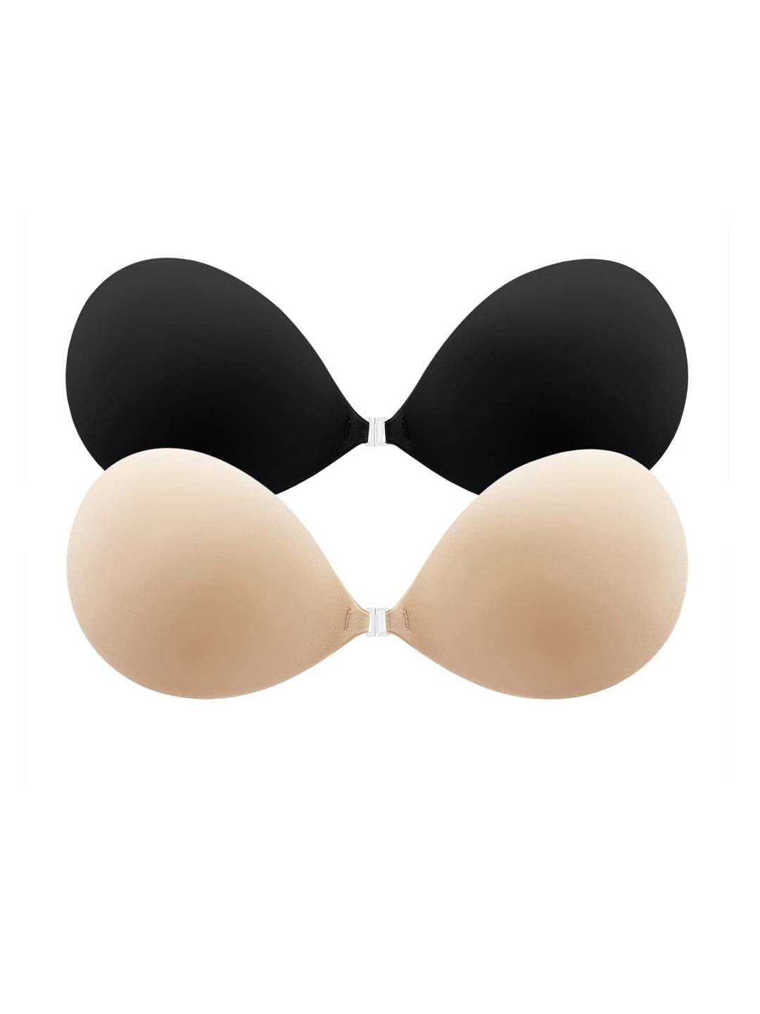 

VAGHBHATT Set Of 2 Strapless Stick-On Bra, Beige