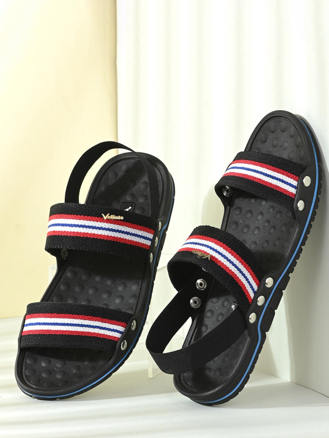 

Vellinto Men Slip-On Comfort Sandals, Blue