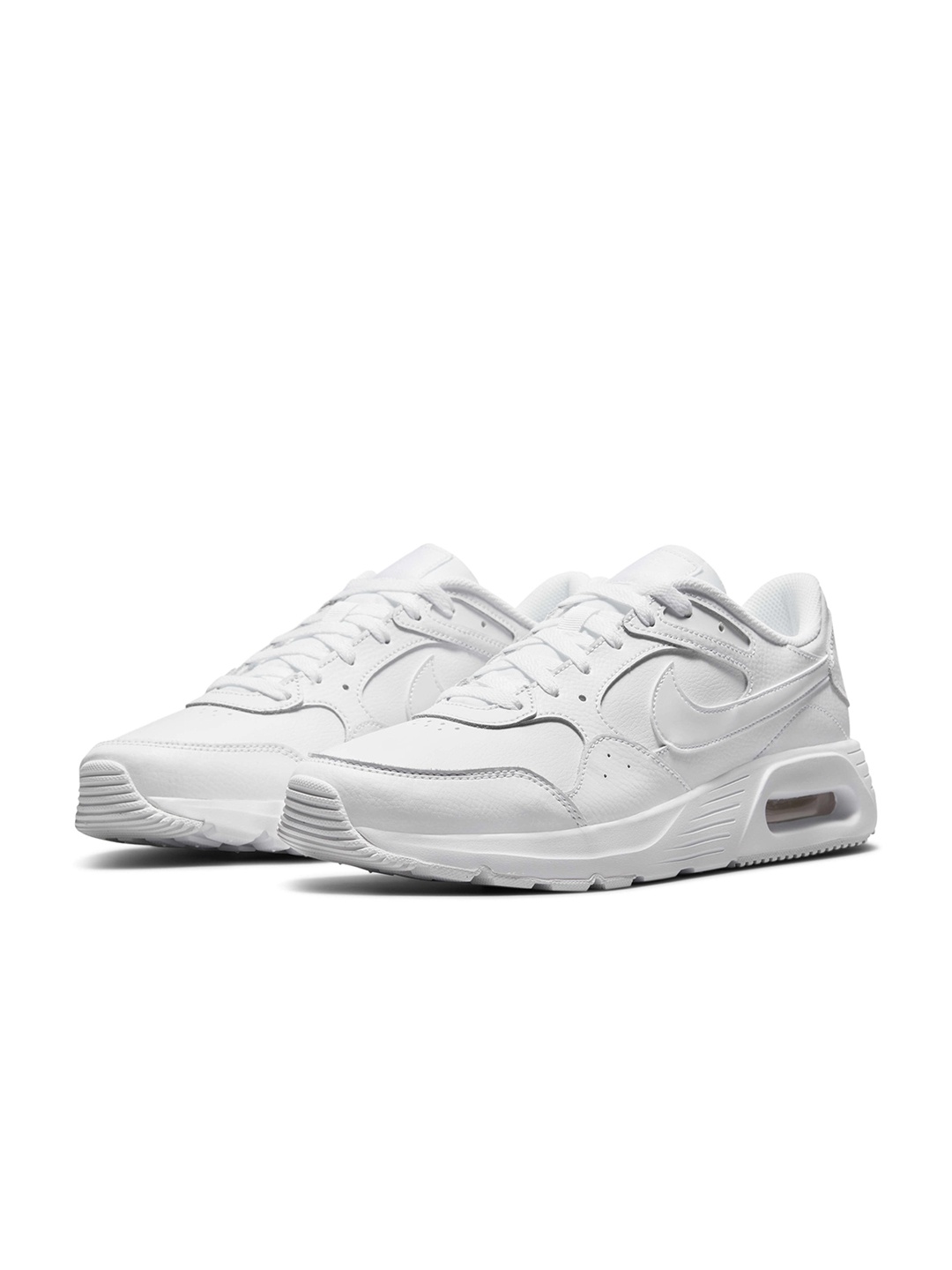 

Nike Men Air Max SC Leather Running Shoes, White