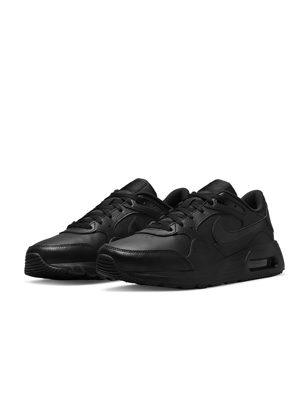 

Nike Men Air Max SC Leather Sneakers, Black