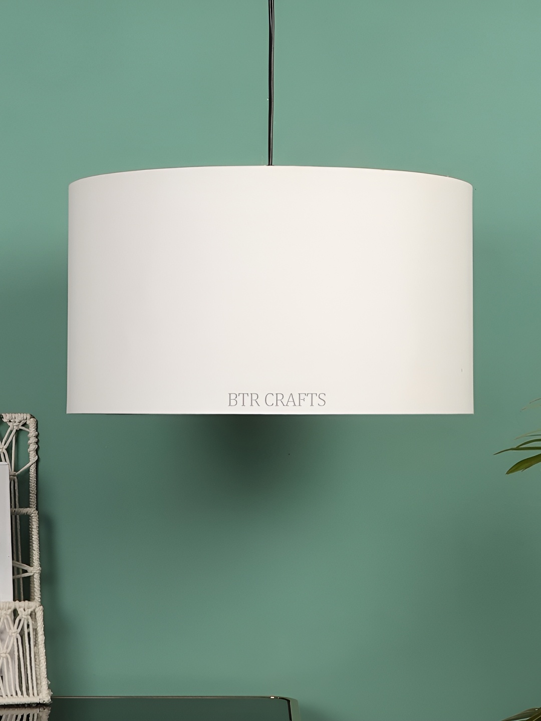

BTR CRAFTS White Cylindrical shaped Contemporary Ceiling Lamp