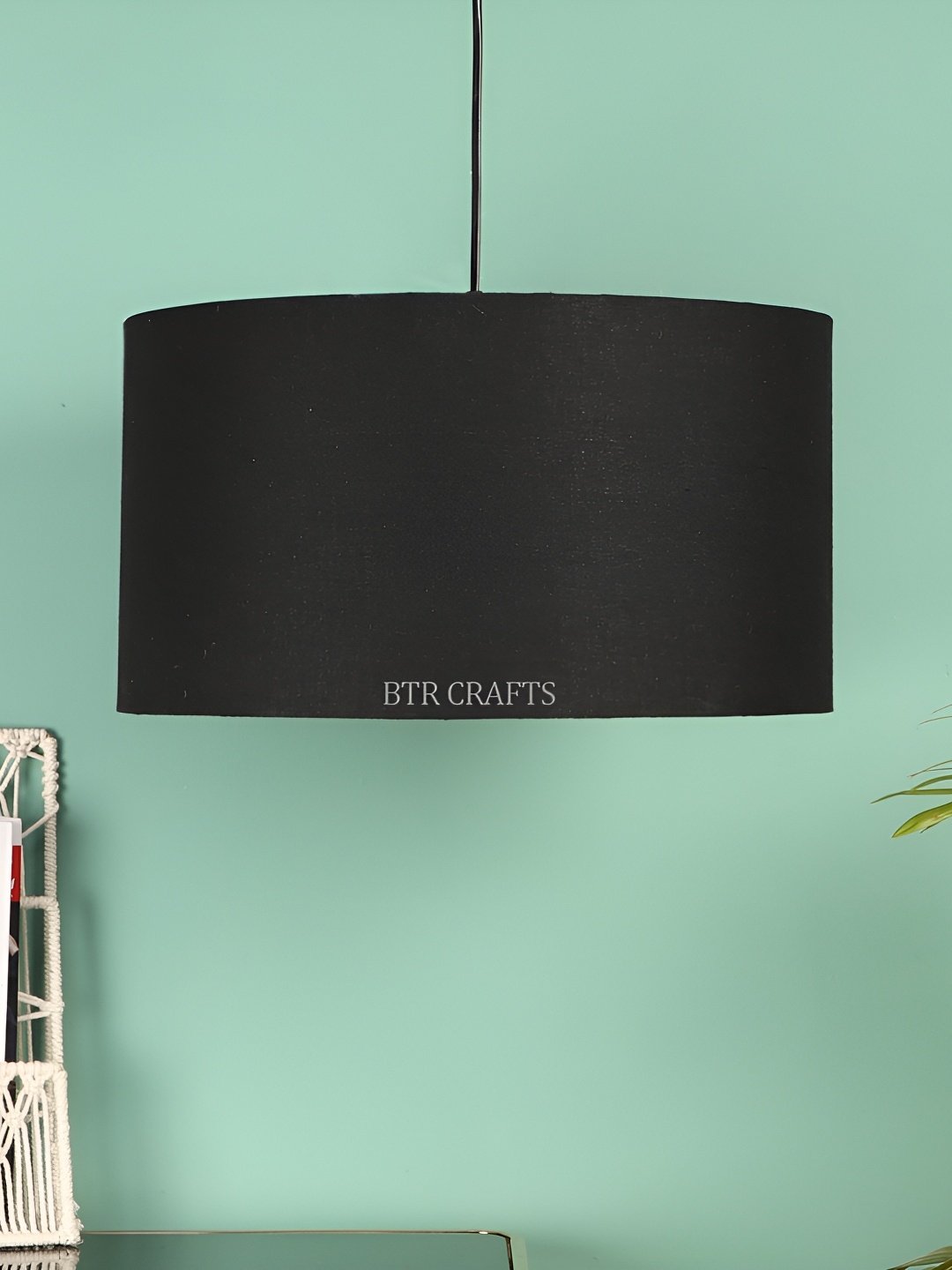 

BTR CRAFTS Black Cylindrical Shaped Contemporary Ceiling Lamp