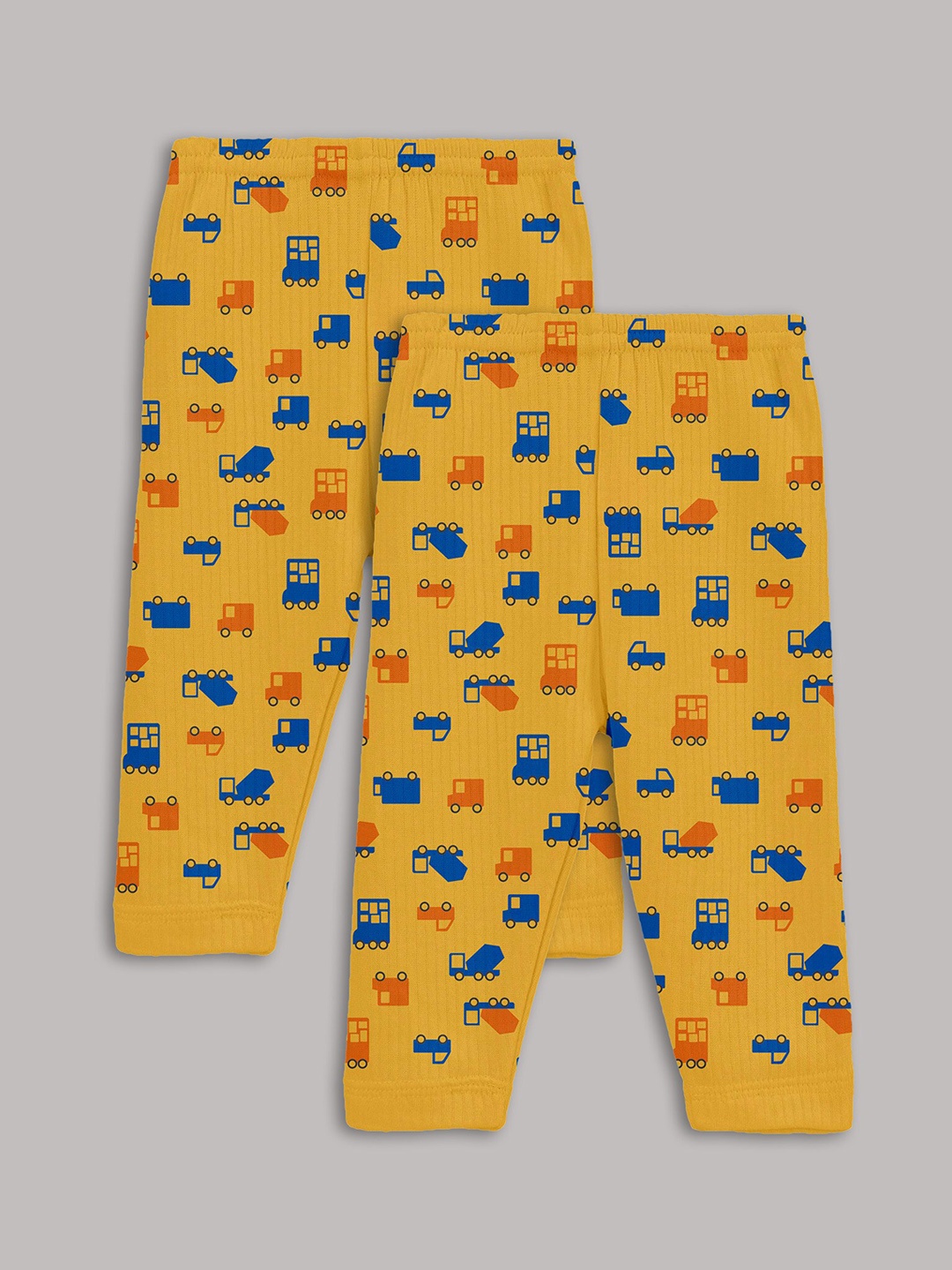 

Kanvin Girls Pack Of 2 Printed Thermal Bottoms, Yellow