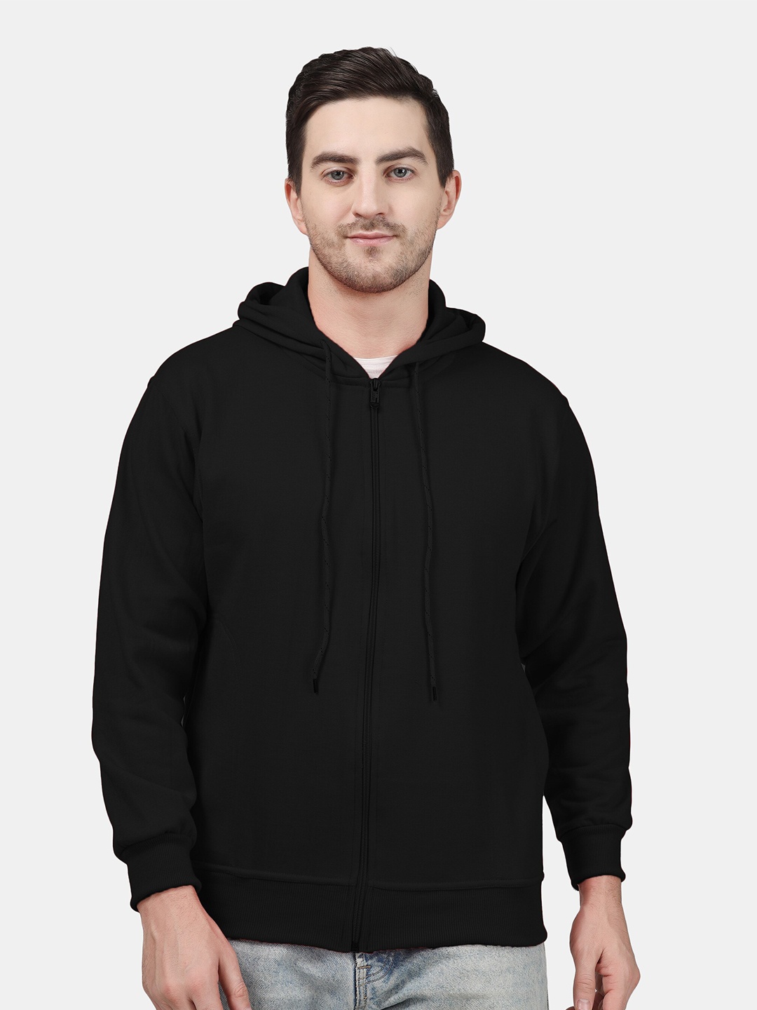 

Greylongg Hooded Fleece Sweatshirt, Black