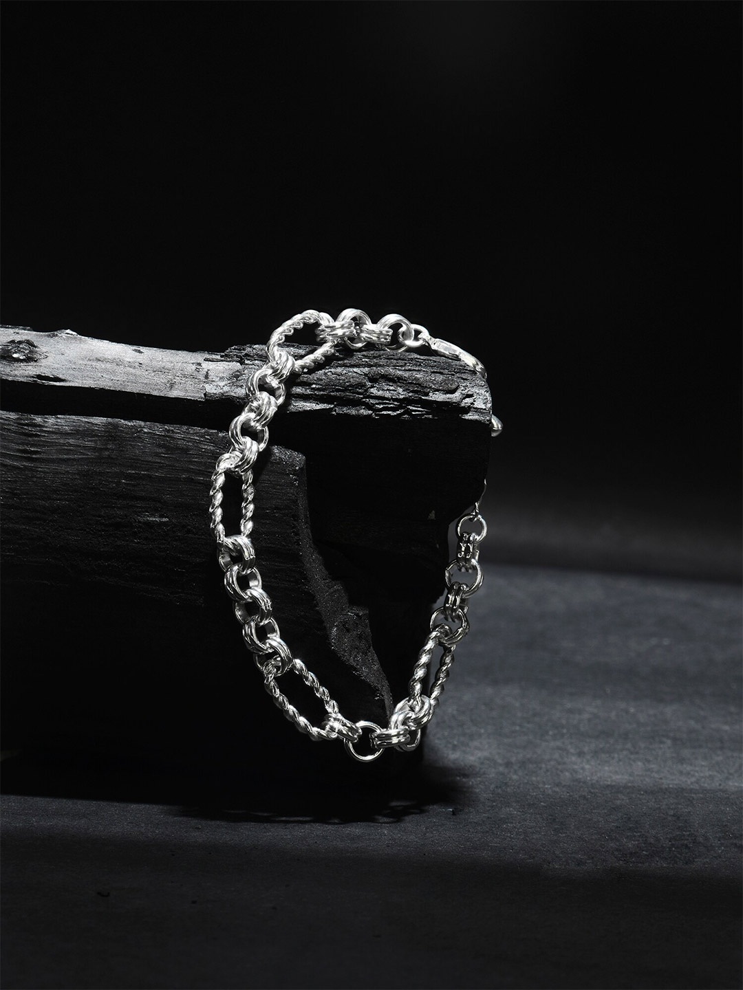 

Accessorize Women 925 Sterling Silver Plated Link Bracelet