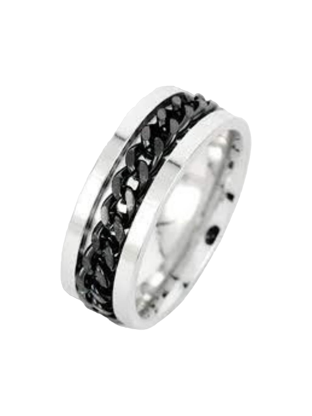 

WROGN Men Jared Finger Ring, Silver