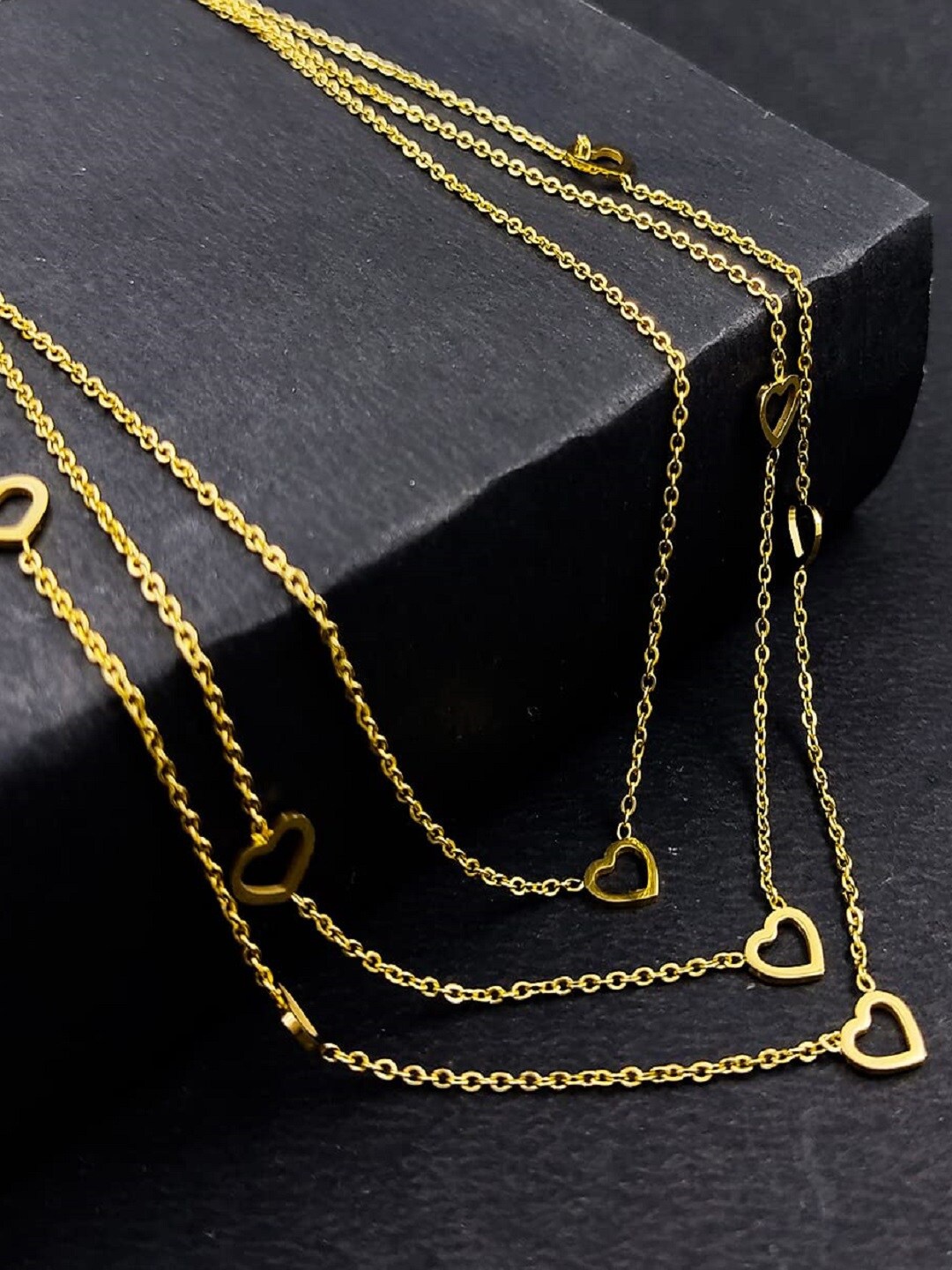 

OOMPH Minimal Layered Necklace, Gold