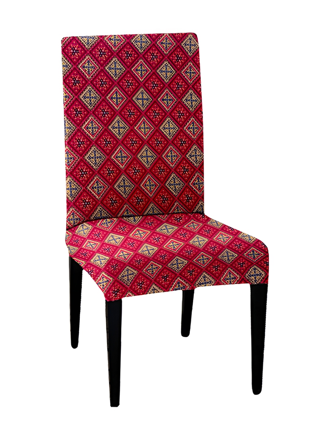 

Lazi 1 Piece Pink & Biege Printed Stretchable Dining Chair Cover