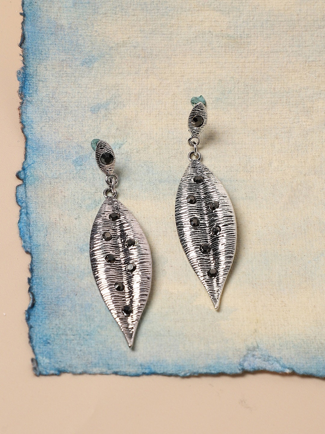 

SOHI Silver-Toned Earrings