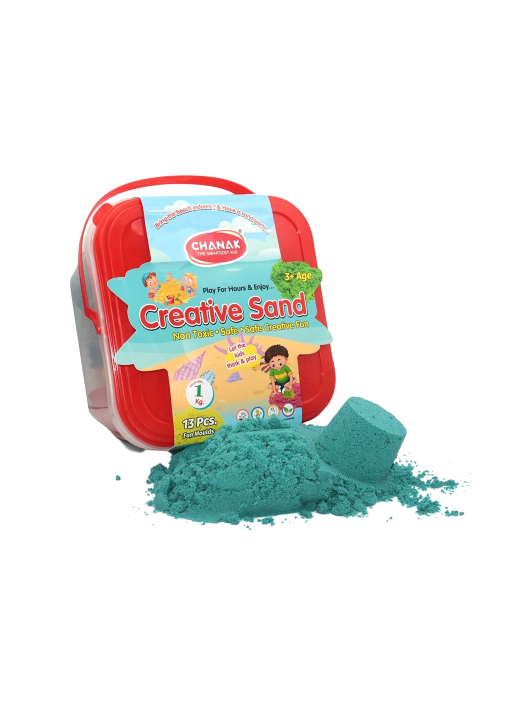 

Aditi Toys Kids 1kg Creative Sand Box, Multi