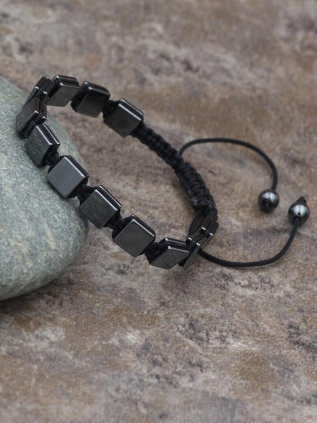 

WROGN Men Bangle-Style Bracelet, Black