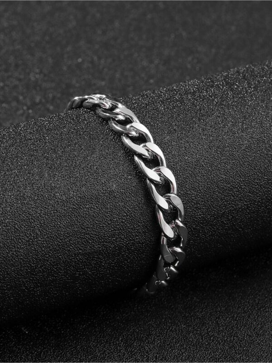 

WROGN Men Link Bracelet, Silver