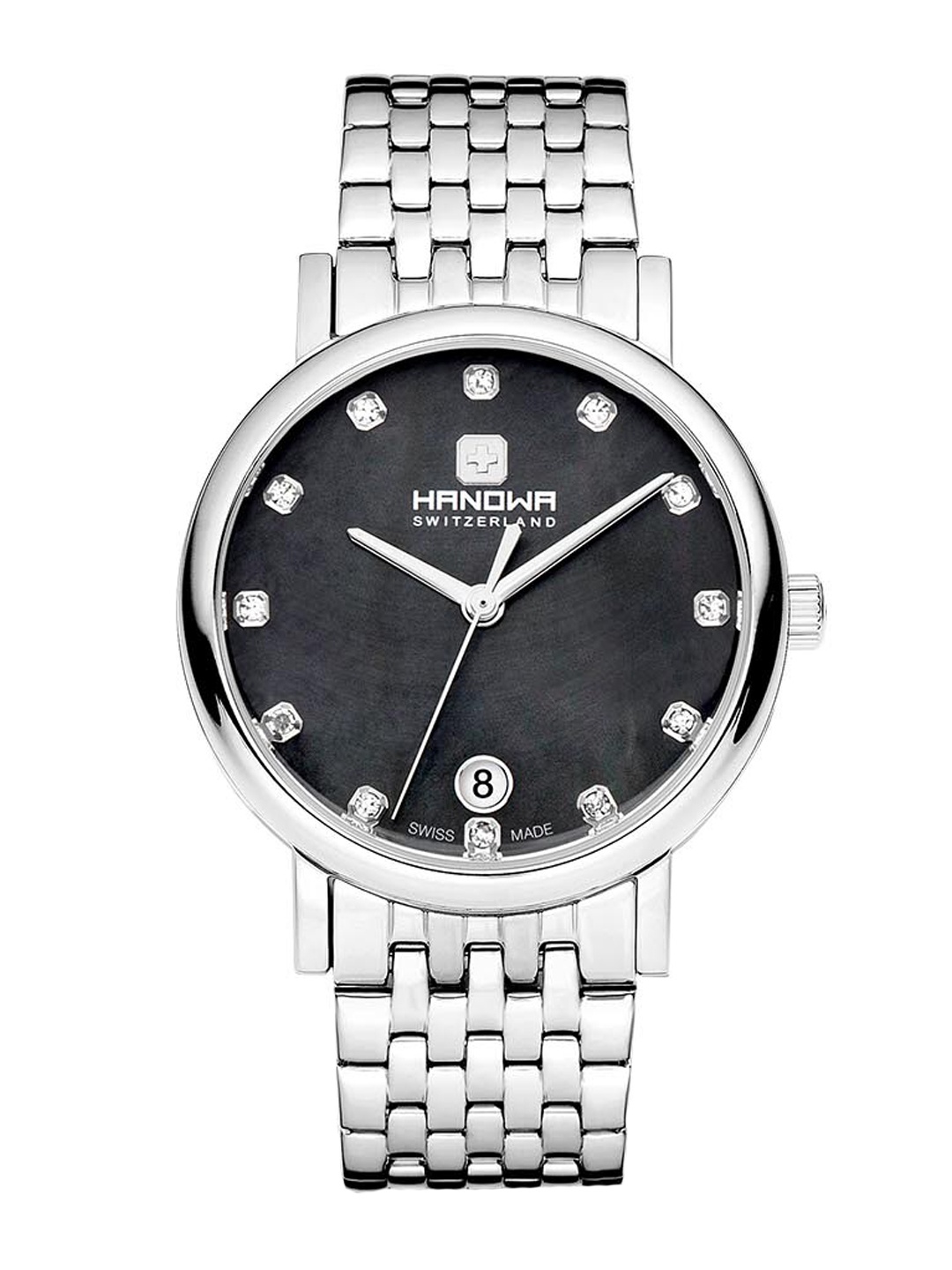 

Hanowa Women Water Resistance Stainless Steel Analogue Watch HAWLH0001201, Black