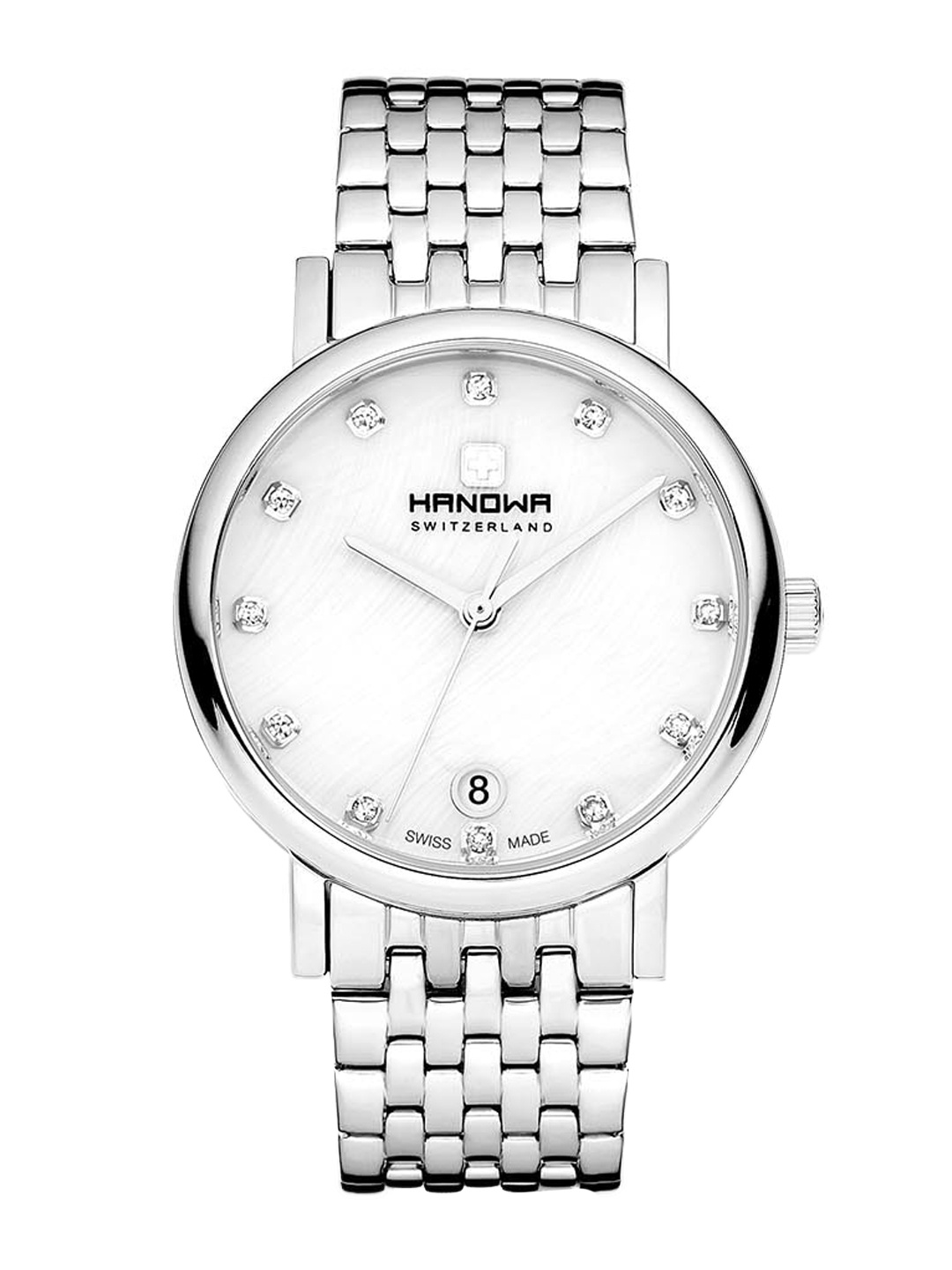 

Hanowa Women Water Resistance Stainless Steel Analogue Watch HAWLH0001202, White