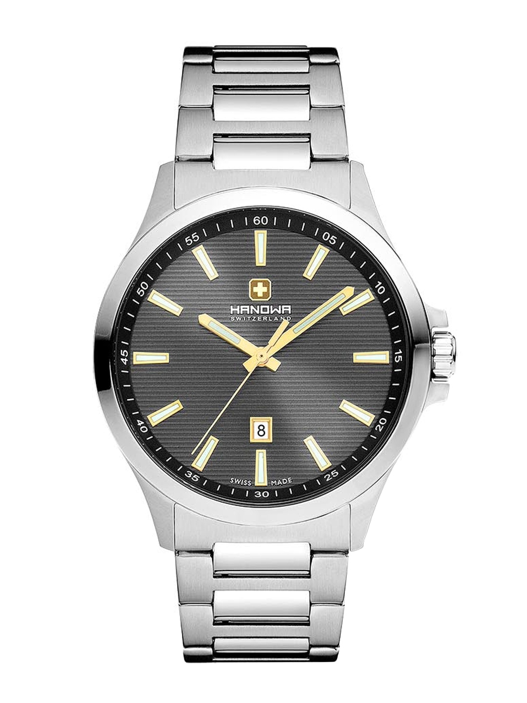 

Hanowa Men Water Resistance Stainless Steel Analogue Watch HAWGH0001803, Grey