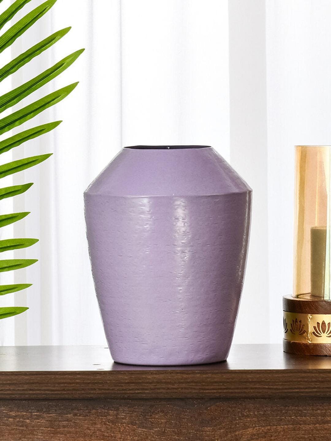 

Athome by Nilkamal Lavender Decorative Stout Vase