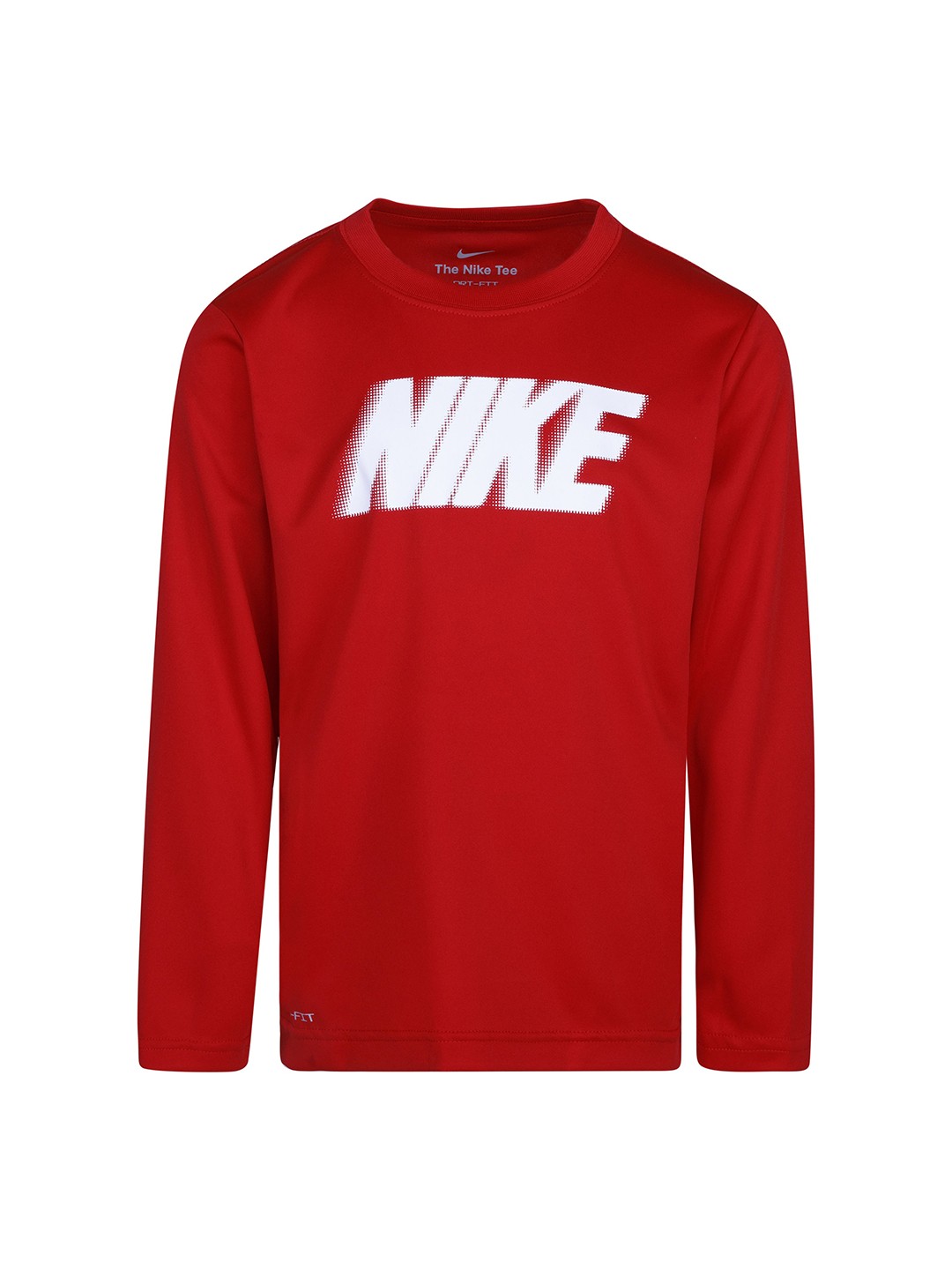 

Nike Boys Brand Logo Printed Long Sleeves T-shirt, Red