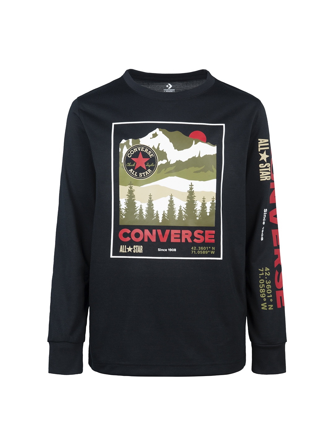 

Converse Boys Graphic Printed T-shirt, Black