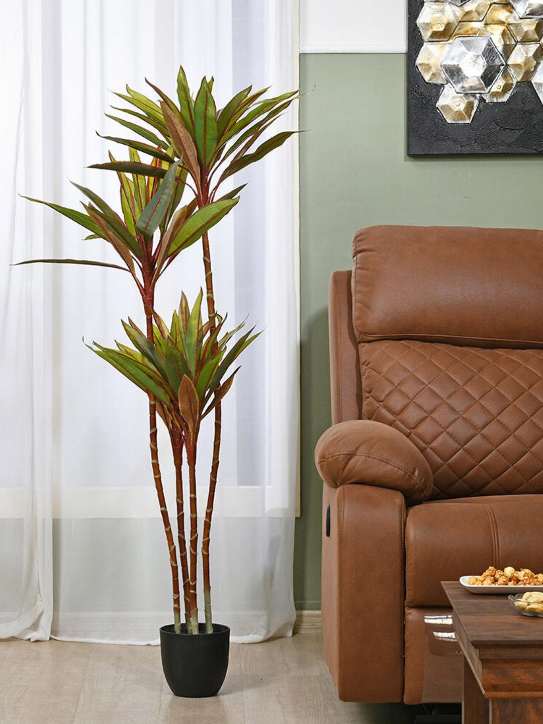 

Athome by Nilkamal Green Tropicana Artificial Tree & Pot