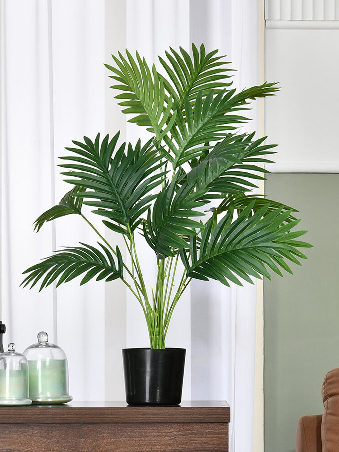 

Athome by Nilkamal Green Tropicana Palm Artificial Potted Plant