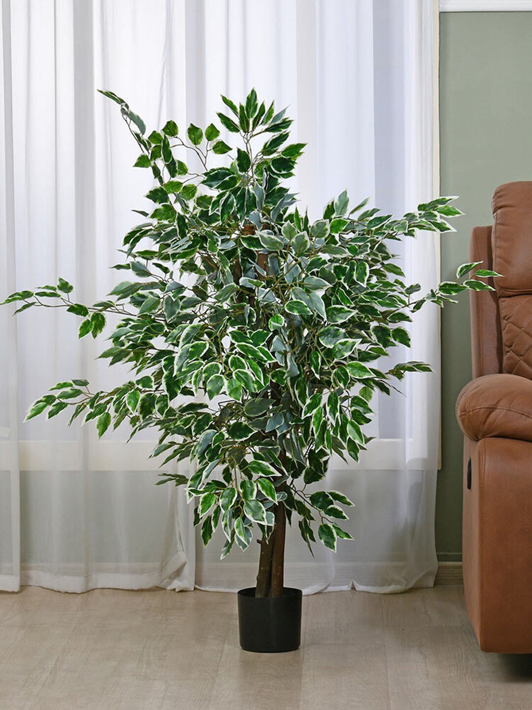 

Athome by Nilkamal Green Tropicana Artificial Banyan Tree
