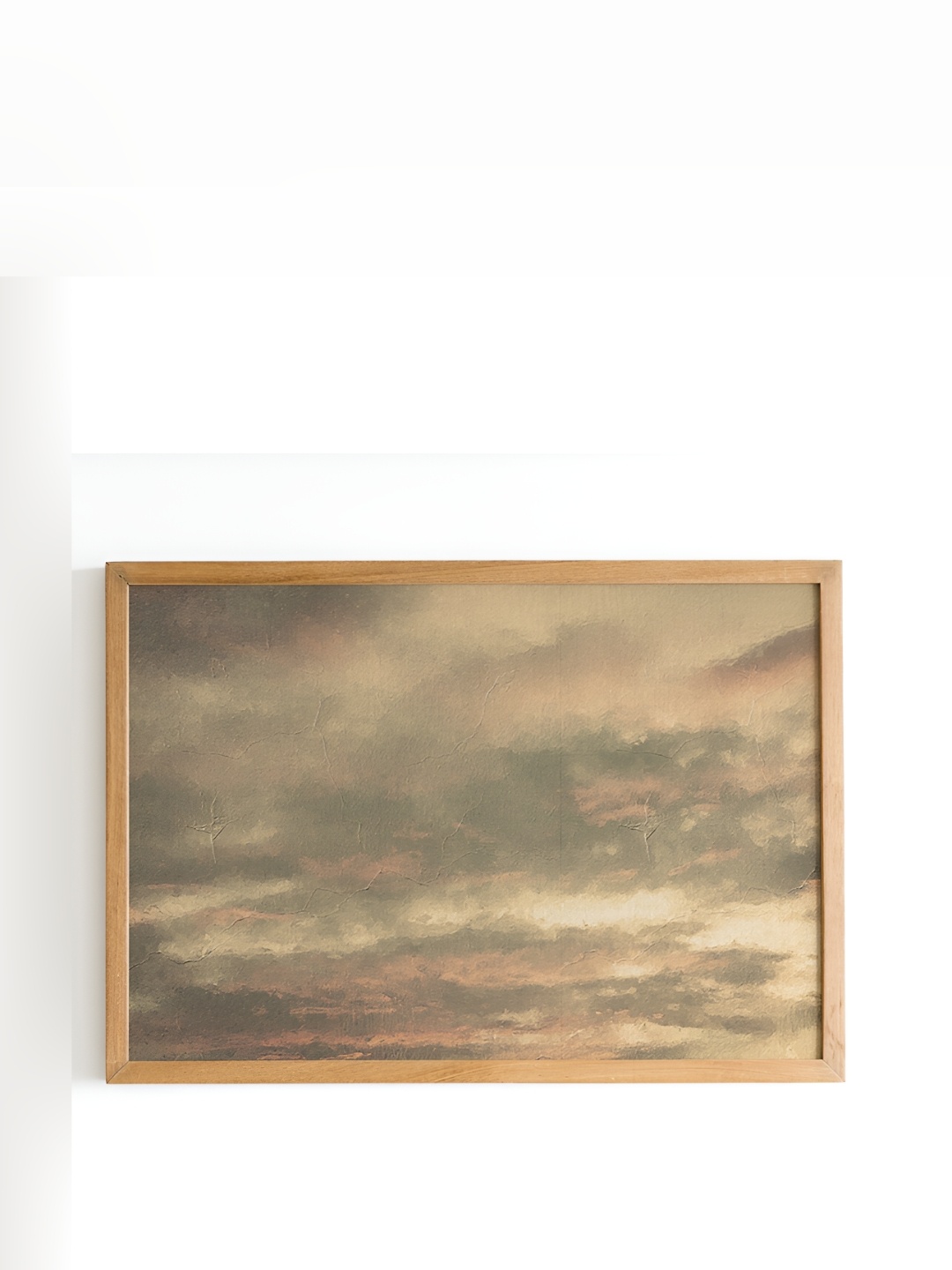 

Cadore Gifts Vintage Beige Wooden Nature Painting Wall Art