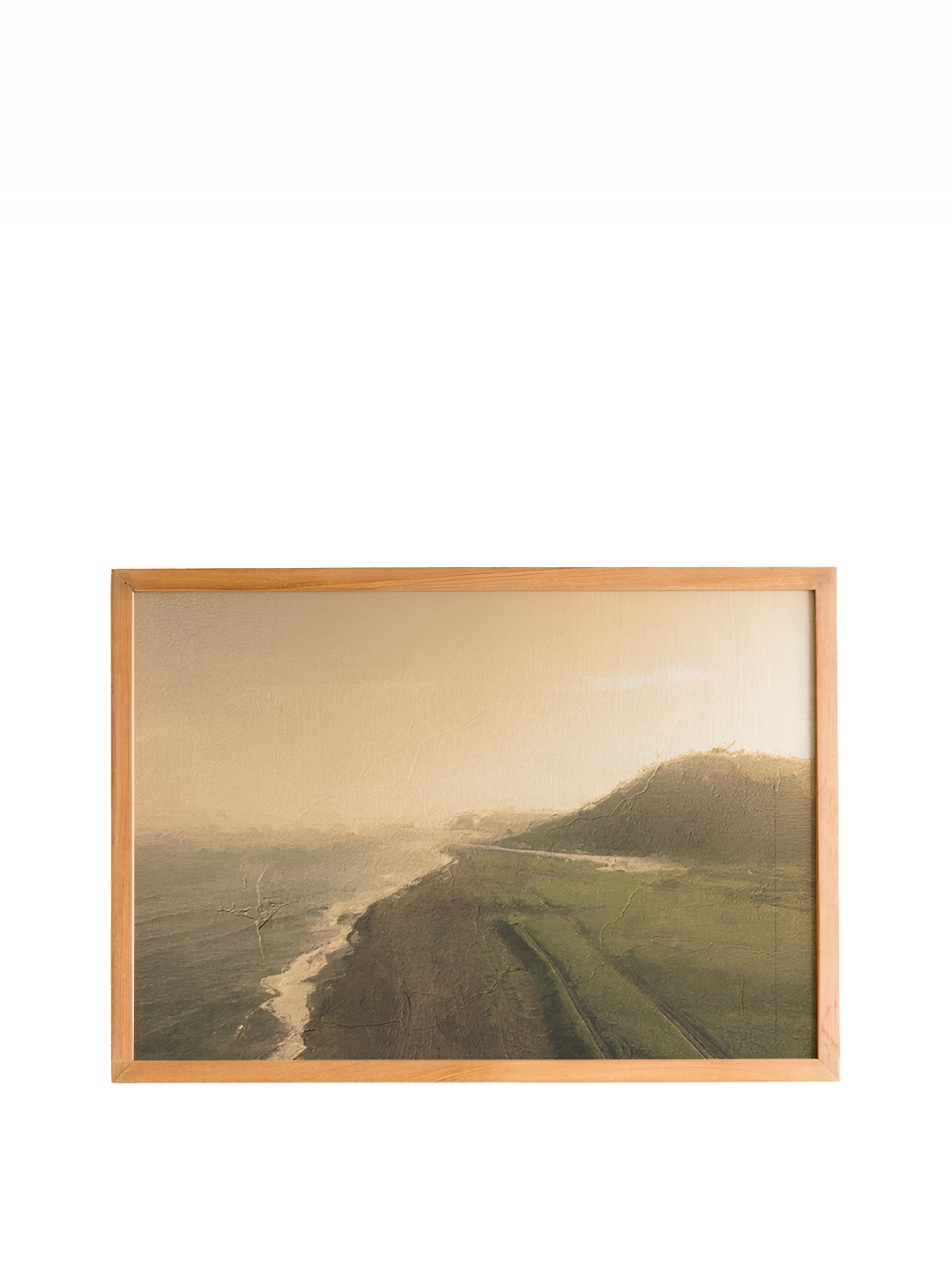 

Cadore Gifts Beige & Green Synthetic Wooden Painting Wall Art