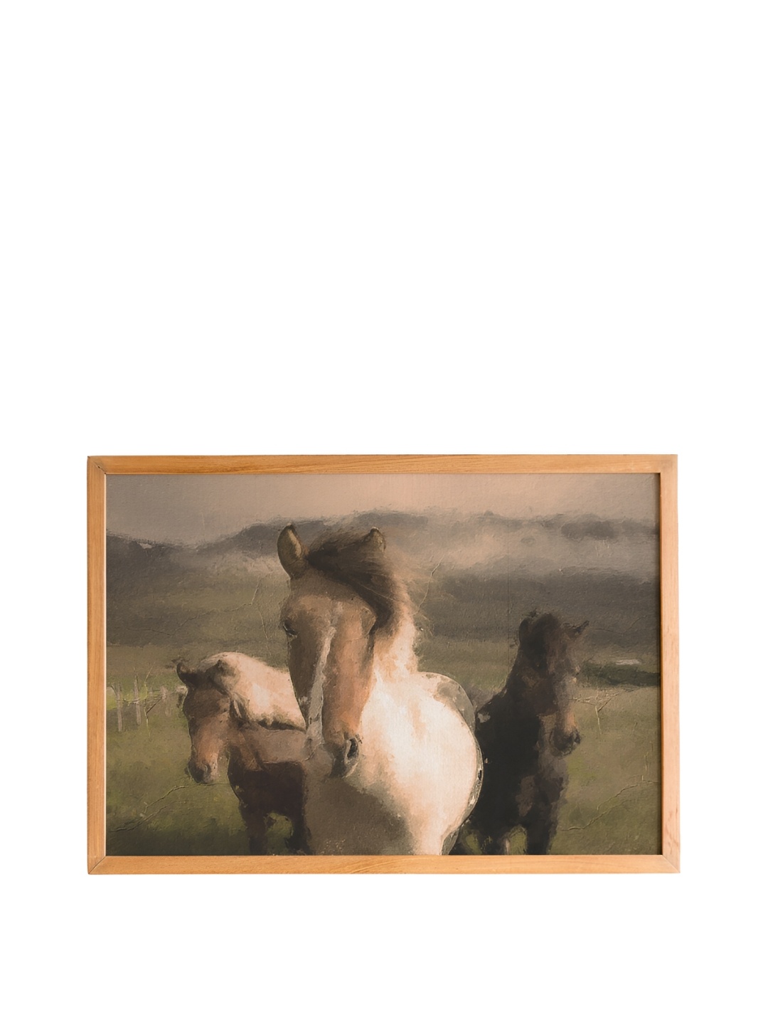 

Cadore Gifts Beige & White Synthetic Wooden Painting Wall Art