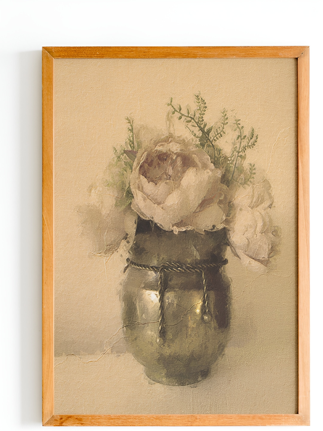 

Cadore Gifts Beige Floral Vintage Paintings Wall Art