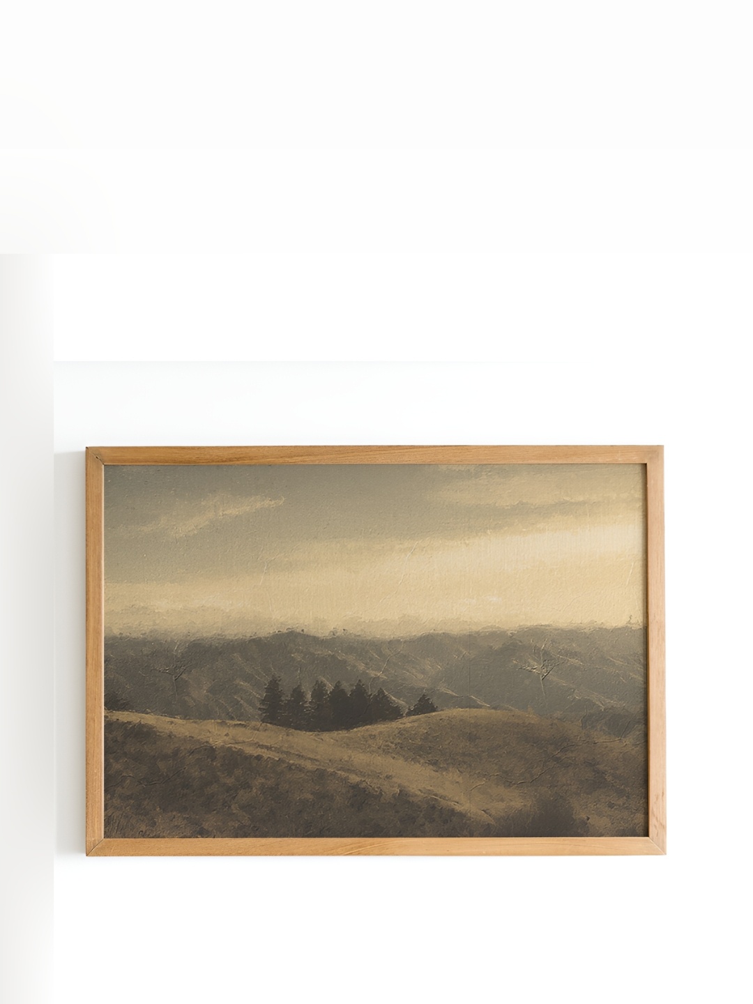 

Cadore Gifts Vintage Beige Wooden Painting Rectangular Wall Art