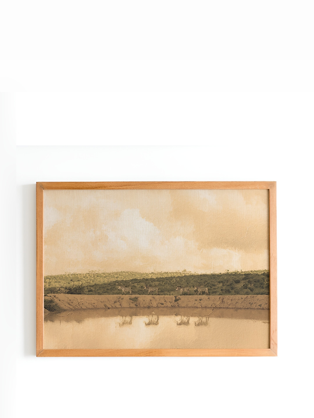 

Cadore Gifts Beige Vintage Painting Framed Wall Art