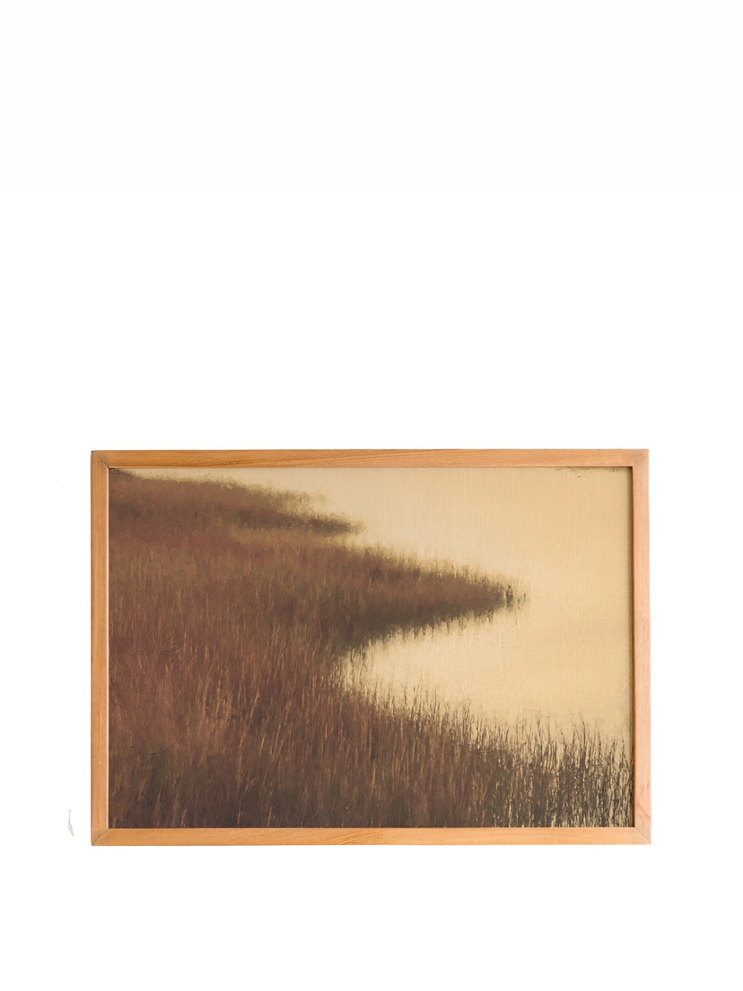 

Cadore Gifts Beige Lake Vintage Painting Framed Wall Art