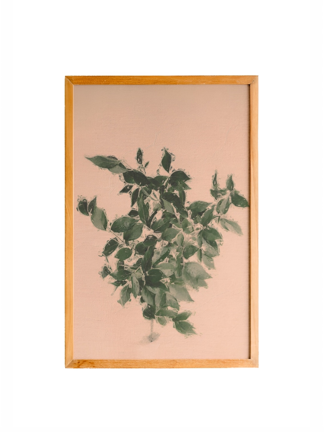 

Cadore Gifts Peach & Green Plant Vintage Painting Wall Art