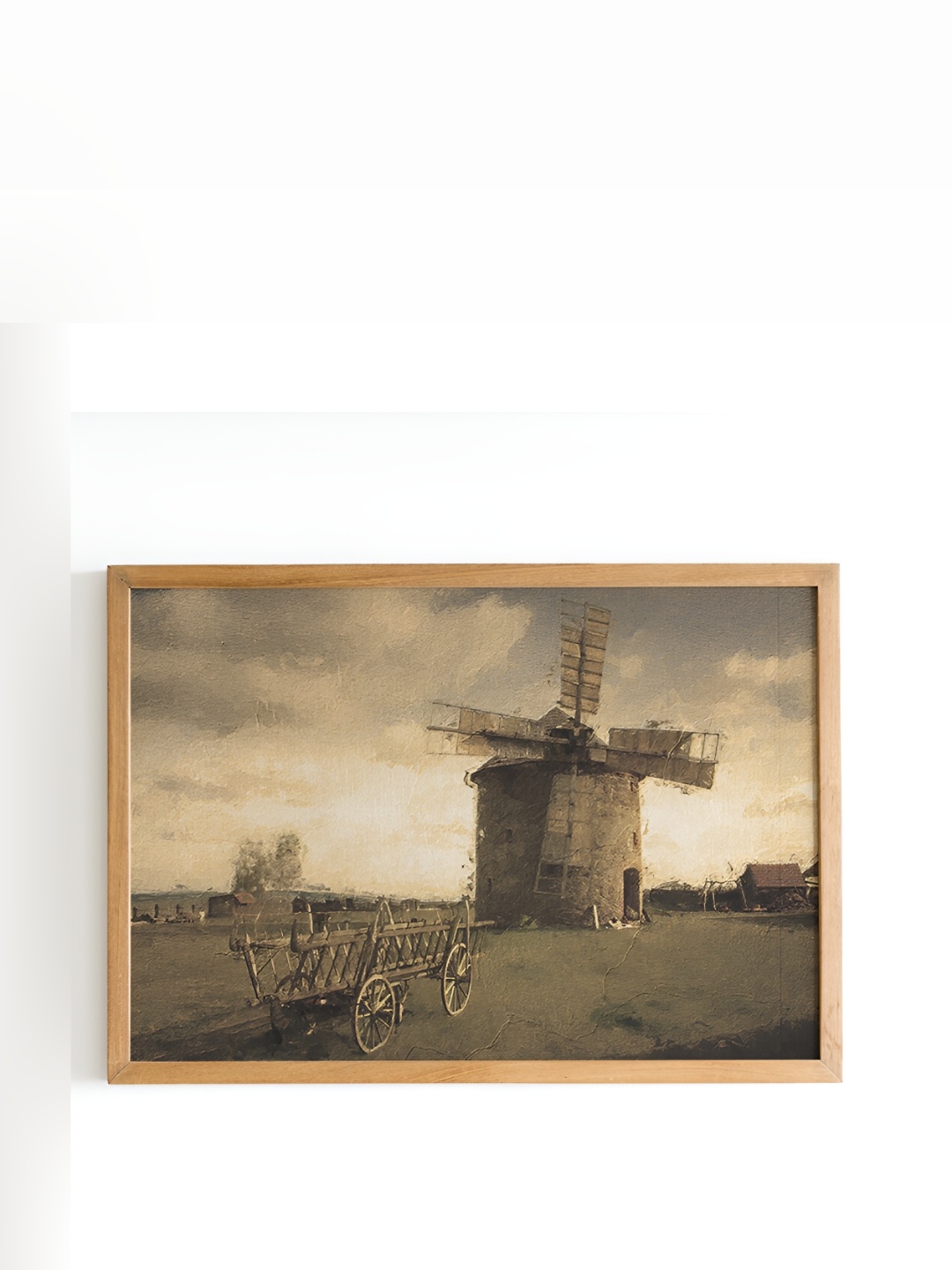 

Cadore Gifts Beige Synthetic Wooden Vintage Wall Art