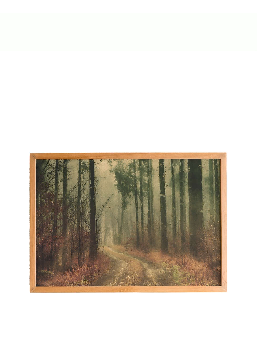

Cadore Gifts Beige & Green Synthetic Wooden Painting Wall Art