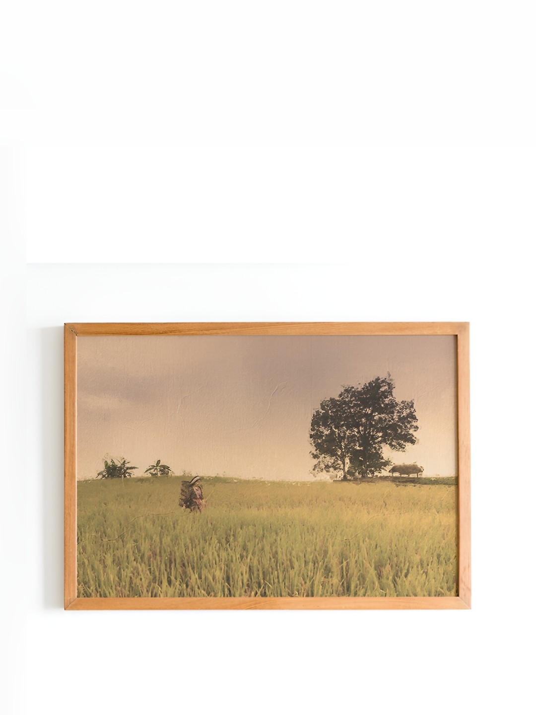 

Cadore Gifts Beige Vintage Painting Framed Wall Art
