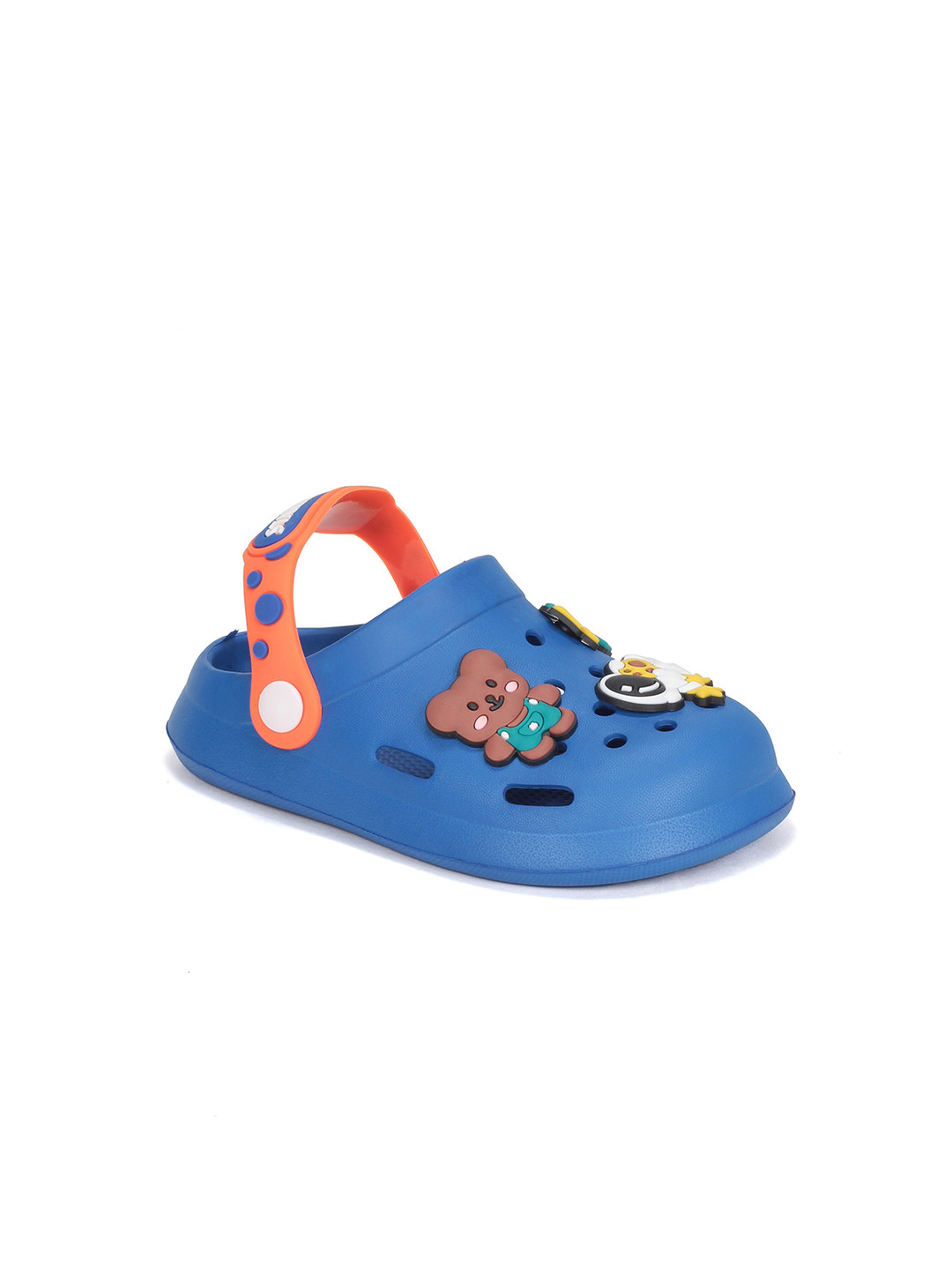 

Lil Lollipop Kids Self-Design Rubber Anti-Slip Clogs, Navy blue