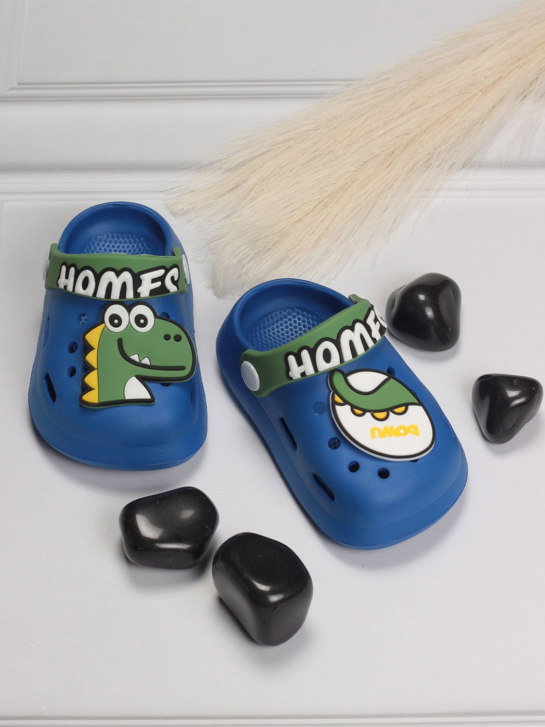 

Lil Lollipop Kids Self-Design Clogs, Navy blue